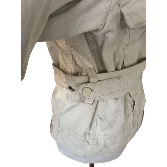Vince Denim Utility Jacket belted size M - Picture 7 of 14